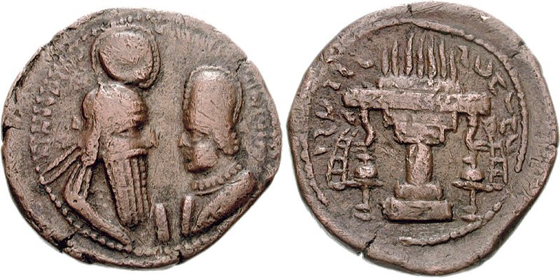 سکه شاپور اول ساسانی