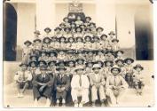 عکسی قدیمی از پیشاهنگان مدرسه سعادت بوشهر