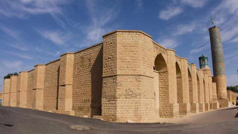 نمای بیرونی مسجد جامع شوشتر