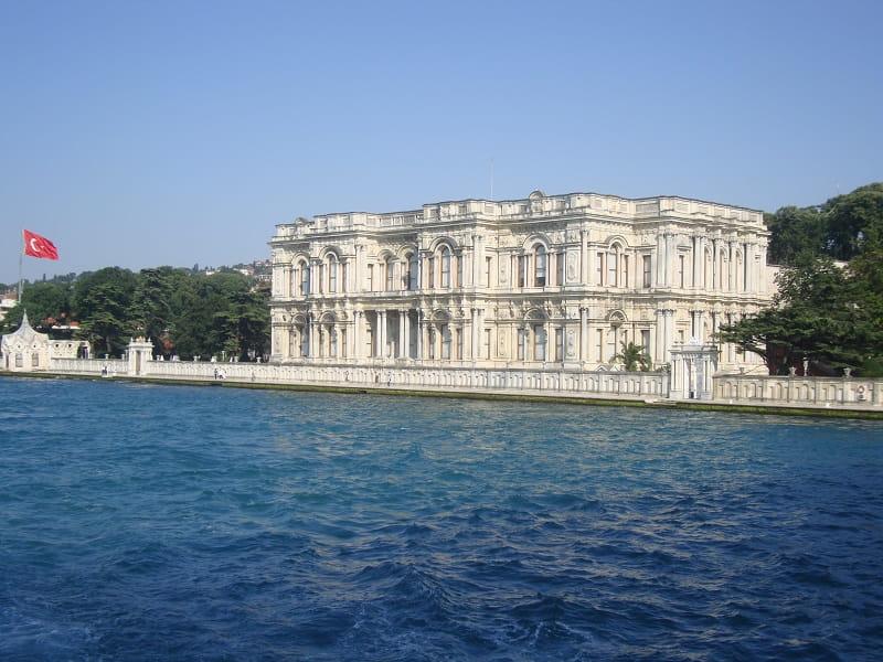 نمای معماری کاخ بیلربیی استانبول 