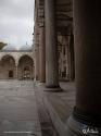 ستون های مرمری در صحن مسجد سلیمانیه
