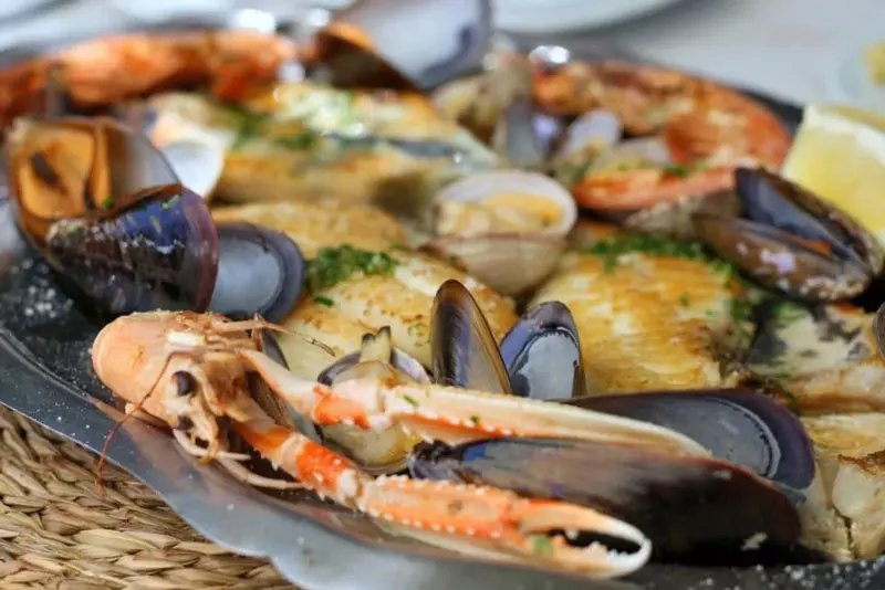 انوع غذاهای دریایی در اسپانیا