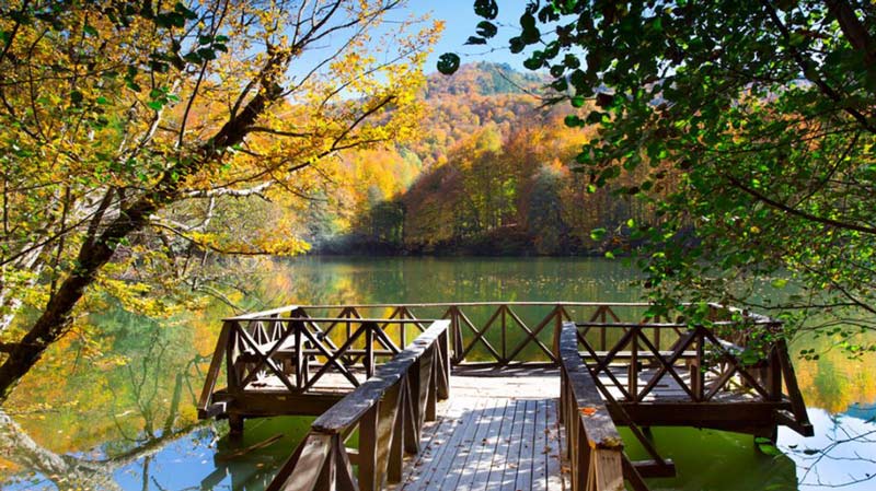 دریاچه پارک یدی گوللر استانبول 
