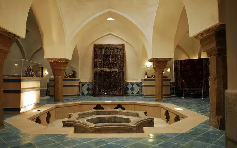موزه باستان شناسی در یک حمام تاریخی