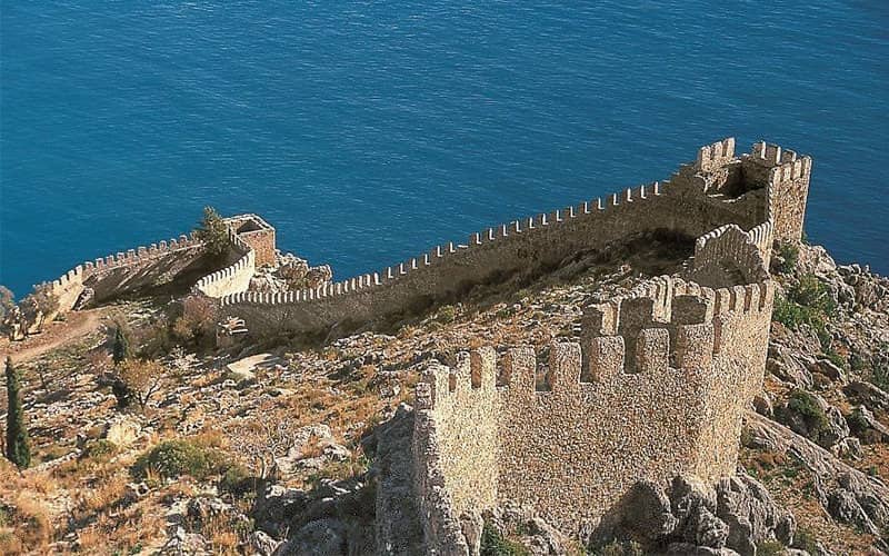 عکس هوایی از قلعه آنالیا