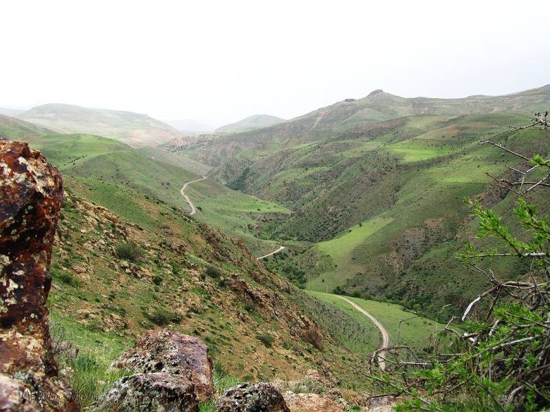 جاده روستایی اوزان در شهرستان میاندوآب