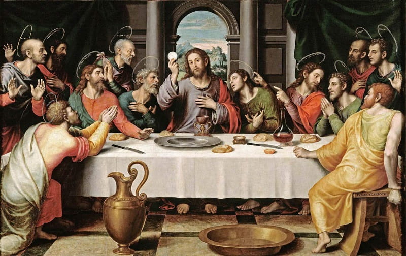 تصویر شام آخر عیسی مسیح 