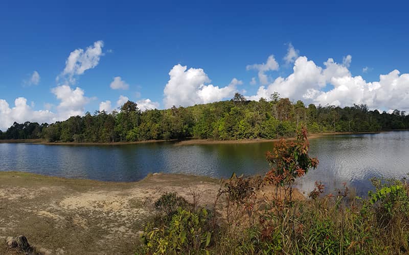 دریاچه ای پرآب در پارک ملی کائو یای