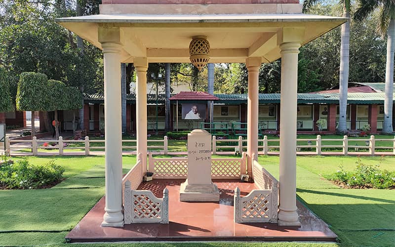 محل ترور گاندی در موزه گاندی اسمریتی