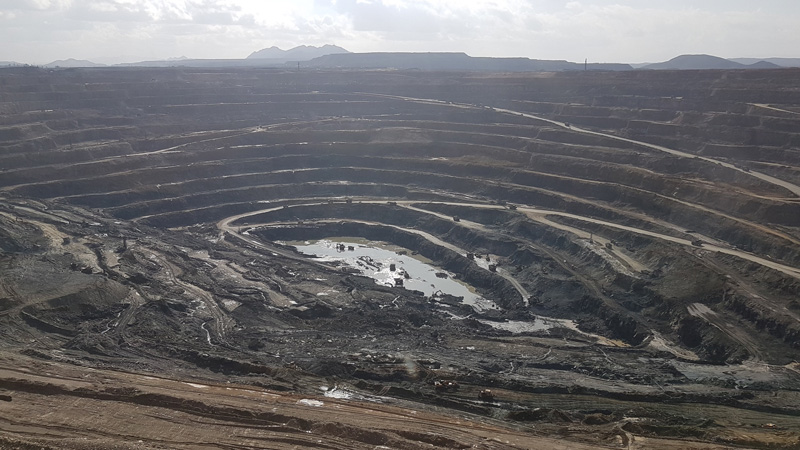 معدنی در منطقه حفاظت‌شده بهرام‌گور
