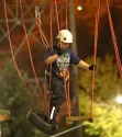 بازی‌های طنابی در آدرنالین پارک تهران