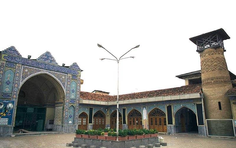 حیاط مسجد جامع گرگان