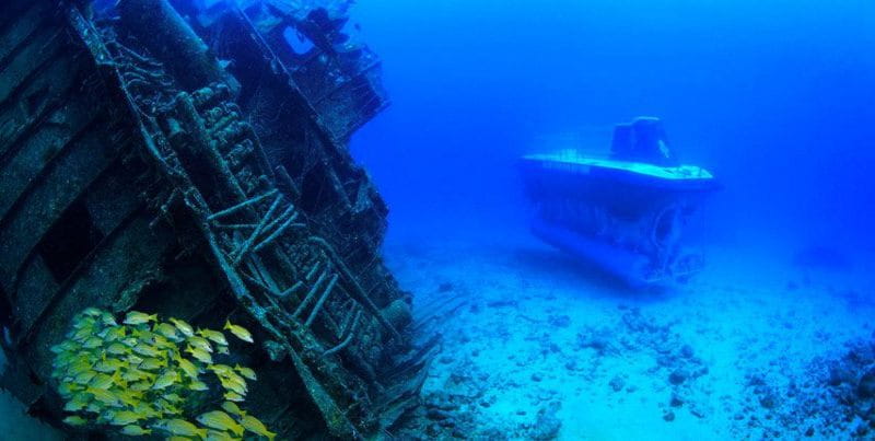 سفر با زیردریایی جزیره موریس