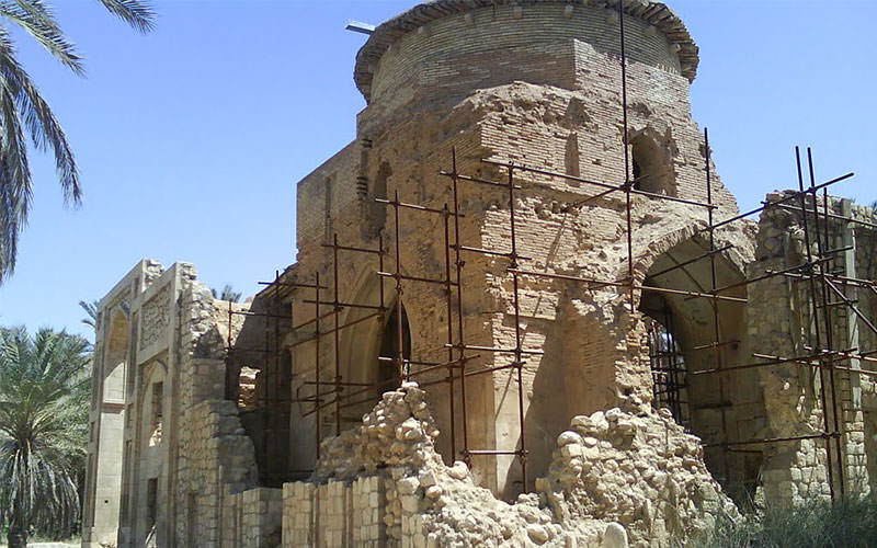 مرمت سازه ای تاریخی در جهرم