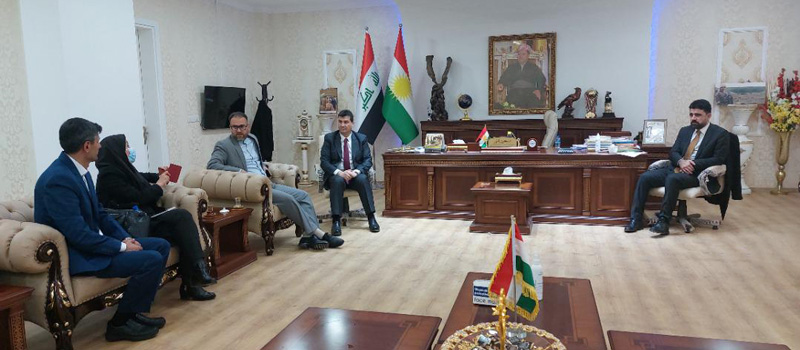 نشست رئیس کانون جهانگردی با مقامات عراقی
