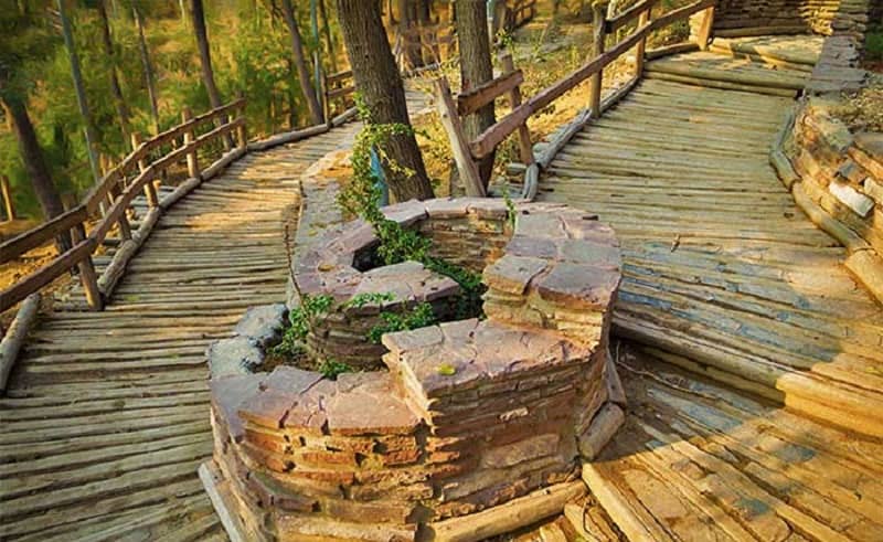 پارک جنگلی طالقانی پل چوبی