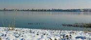 دریاچه شورابیل اردبیل در زمستان
