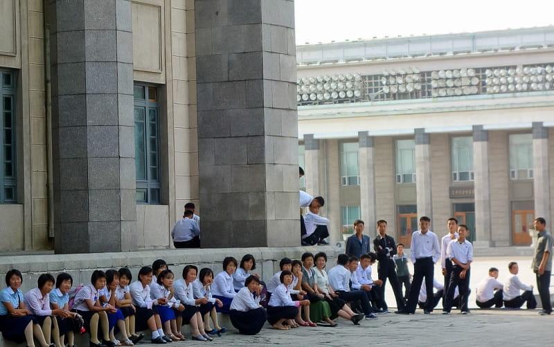 دانش آموزان کره شمالی