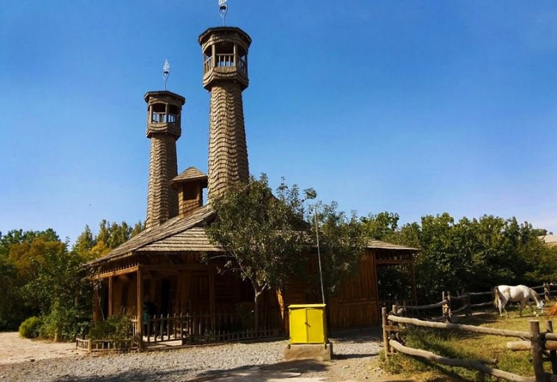 معماری مسجد دهکده چوبی نیشابور