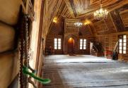 داخل مسجد دهکده چوبی نیشابور