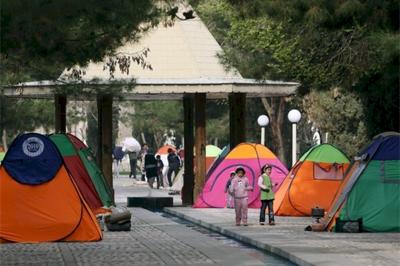 تاکید ستاد هماهنگی خدمات سفر بر برپایی چادر در مناطق امن