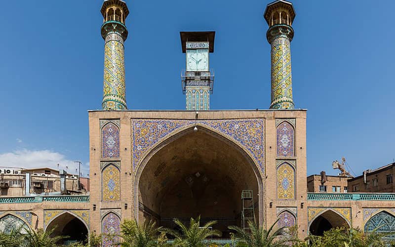 ایوان و مناره های مسجد شاه