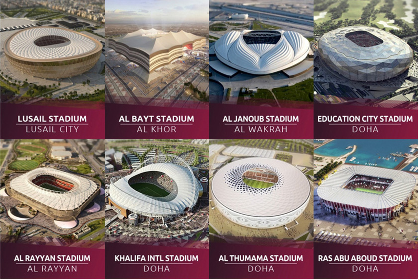 معرفی ۸ استادیوم‌ جام جهانی 2022 قطر | ایران در کدام ورزشگاه های قطر بازی می‌کند؟