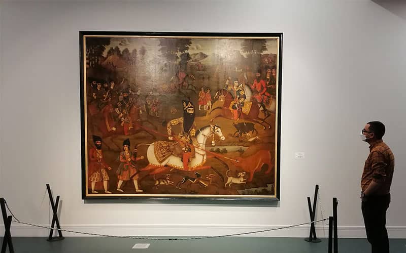 نقاشی تاریخی در موزه سردار آسمانی