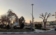میدان توپخانه در زمان غروب خورشید