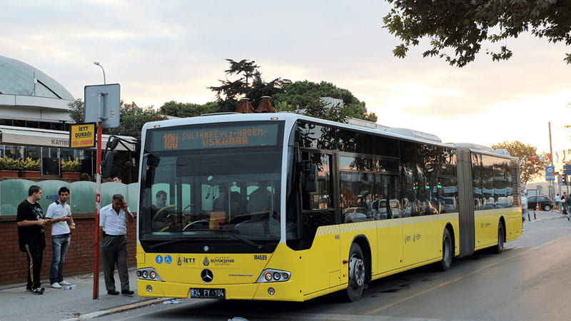 اتوبوس های داخل شهری استانبول