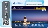 کارت متروی استانبول ماوی کارت