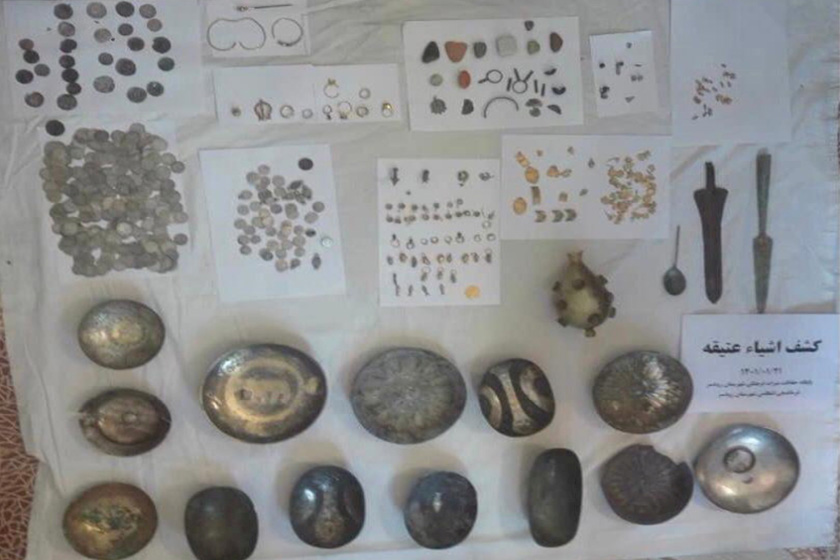 ۵۲۳ شیء متعلق به دوره‌های مختلف تاریخی در رودسر کشف و ضبط شد