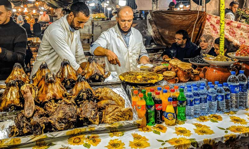 غذاهای خیابانی در مراکش