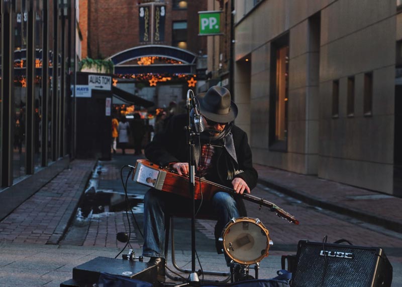 موسیقی خیابانی در دوبلین