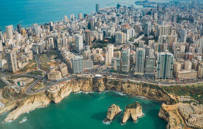 چشم‌اندازی از بیروت