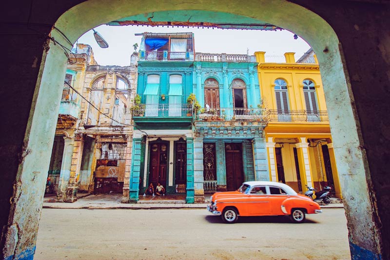 بافت شهری در کوبا