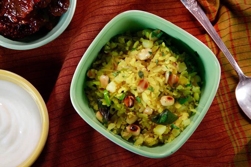 کاندا باتاتا پوها، از غذاهای هندی
