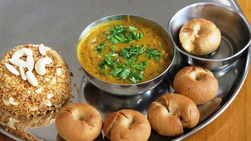 دال باتی چورما، از غذاهای هندی