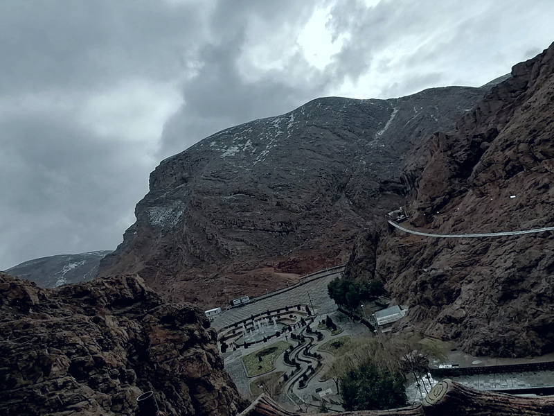 عکس هوایی از چشمه لادر