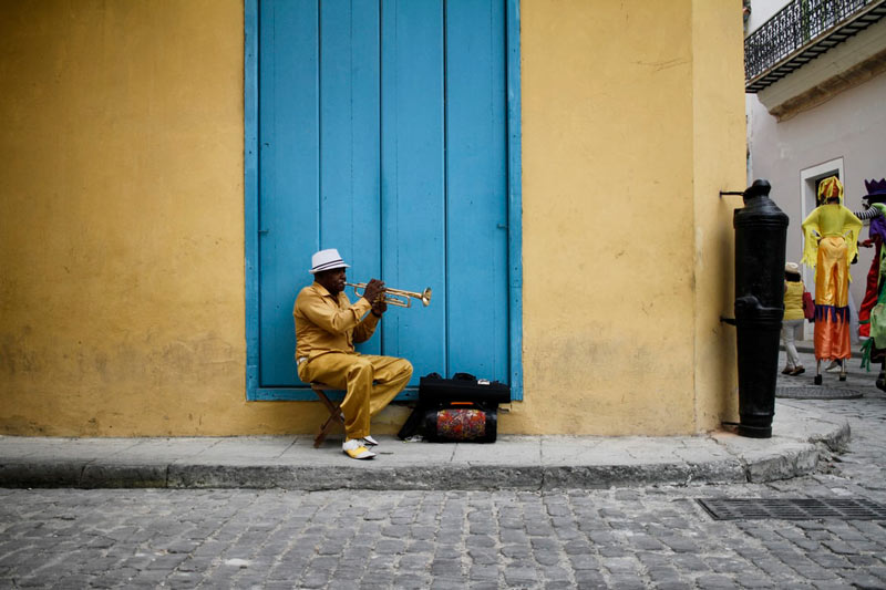 نوازندگان خیابانی در کوبا