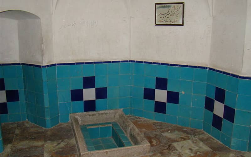 محل قتل امیرکبیر در حمام فین