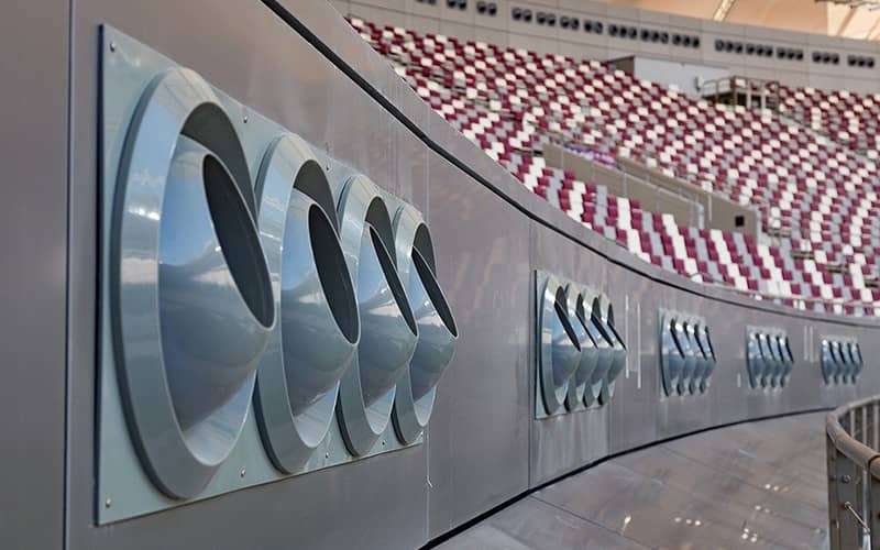 سیستم خنک کننده استادیوم خلیفه قطر