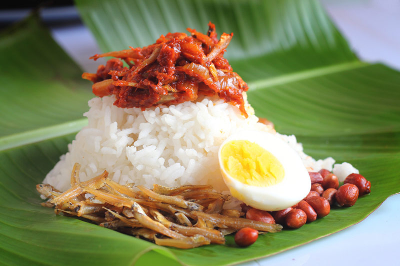 ناسی لماک، از غذاهای مالزی
