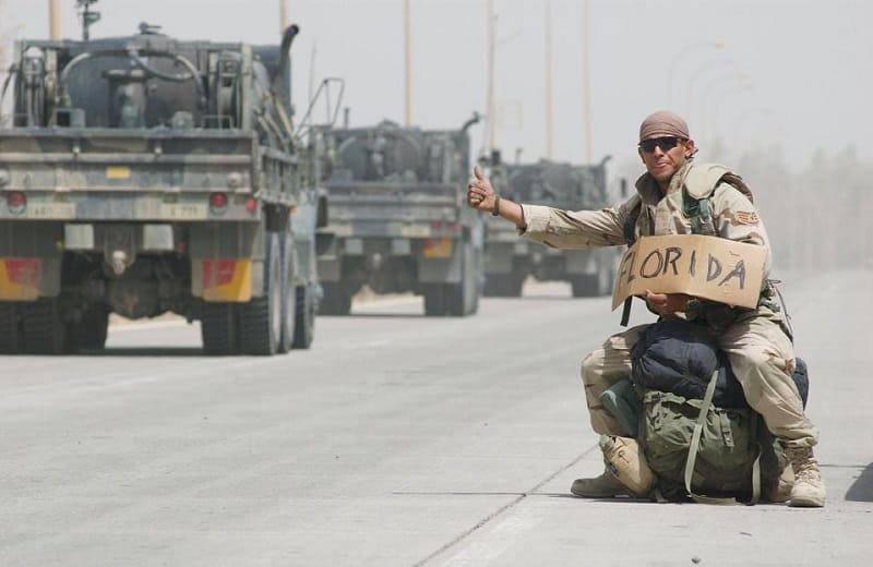 سربازی خوشبین در عراق 