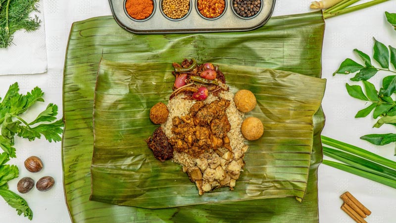 لامپریس، از غذاهای سریلانکا