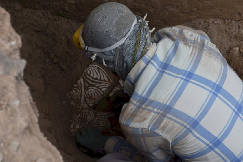 کشف مجموعه ارزشمندی از گچبری‌های ساسانی در محوطه تاریخی بازه هور