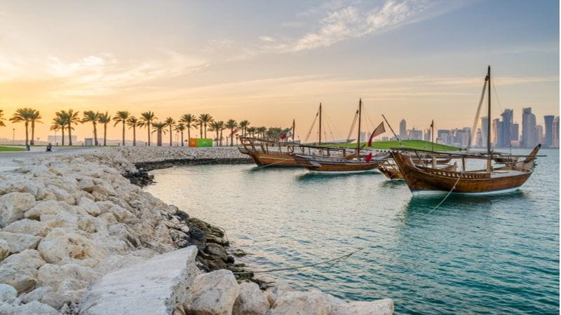 ساحل کرنیش دوحه قطر