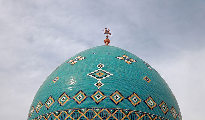 گنبد فیروزه‌ای مسجد جامع زنجان