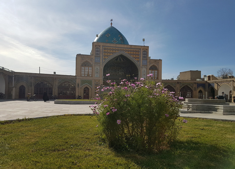فضای سبز مسجد جامع زنجان