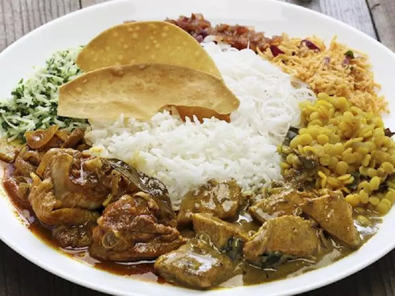 برنج و کاری، غذای سریلانکا